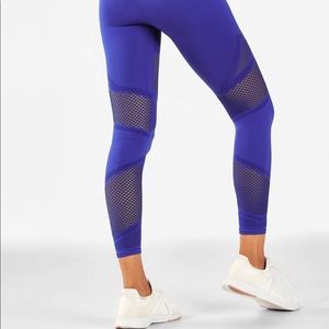 Fabletics mosaic high waisted 7/8 leggings